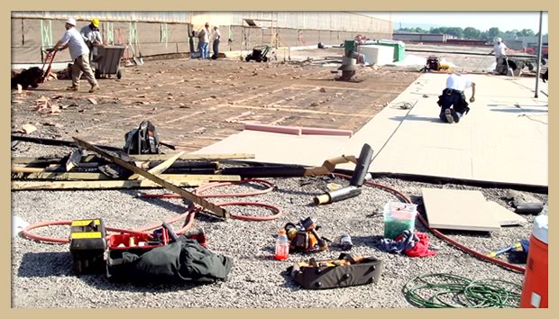 Naval Support Activity - EPDM Project Before