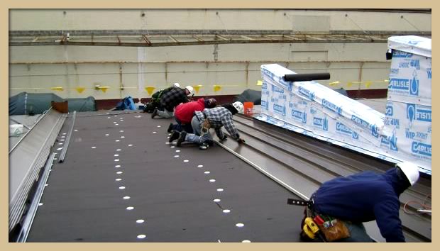 NAVFAC Mid-Atlantic - Metal Roofting Project Before