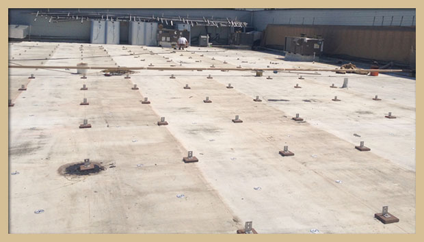 Margaret E. Heggan Public Library - Spray Foam Roof Project Before Image